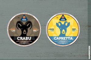 Logo Formaggi Fanari - etichette Crabu e Capretta